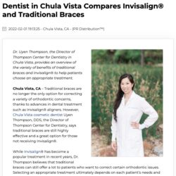 Dr. Uyen Thompson, a dentist in Chula Vista, explains how Invisalign and traditional braces differ, as well as the benefits of each.